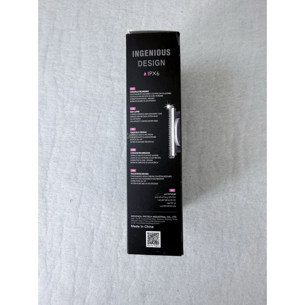 Pritech PR-2888 Rechargeable Hair Clipper Powerful Motor Hair Guards